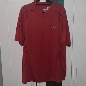Reebok Montreal Canadiens Golf Shirt Size XL